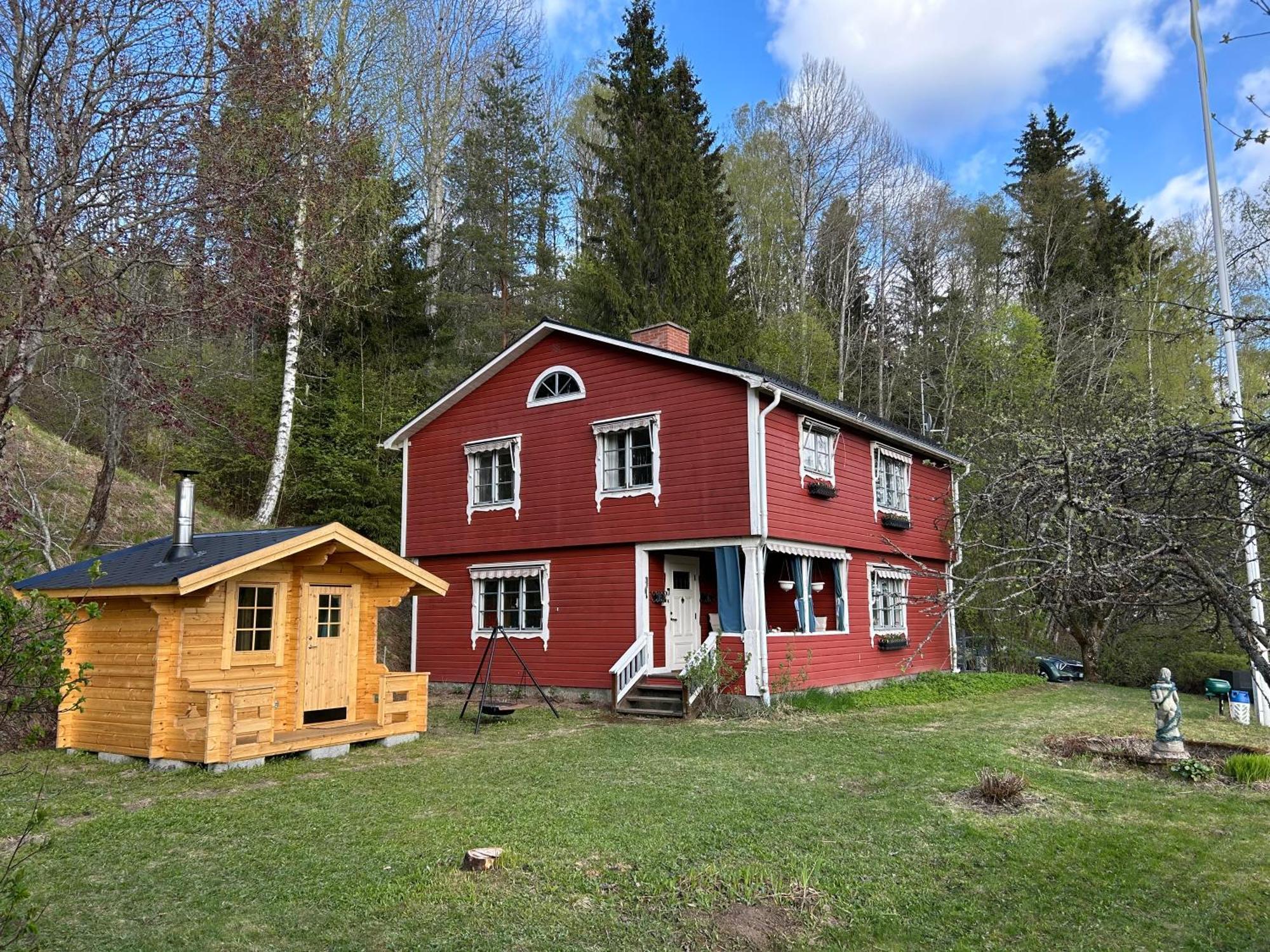 Charmig Villa Med Bastu Och Snabbt Wifi Långav Dış mekan fotoğraf